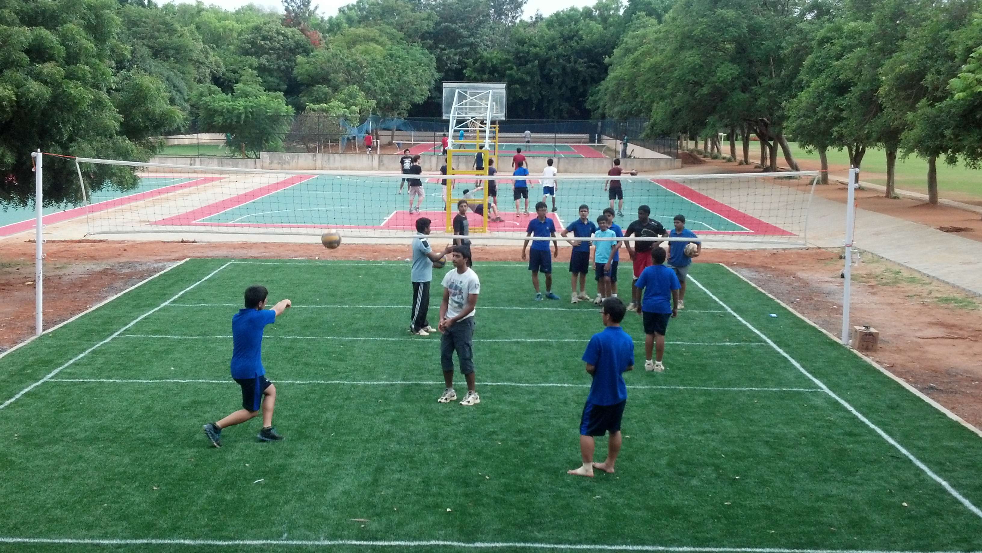 Volleyball court construction synthetic volleyball courts Altius Sports