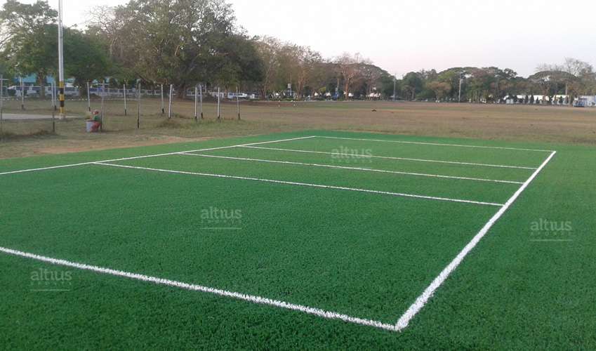 synthetic volleyball court construction
